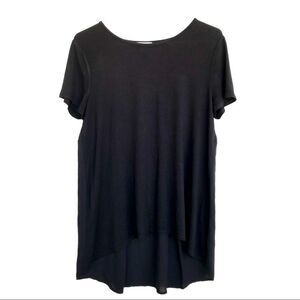 Vince Camuto High Low Tshirt Black sz Small
